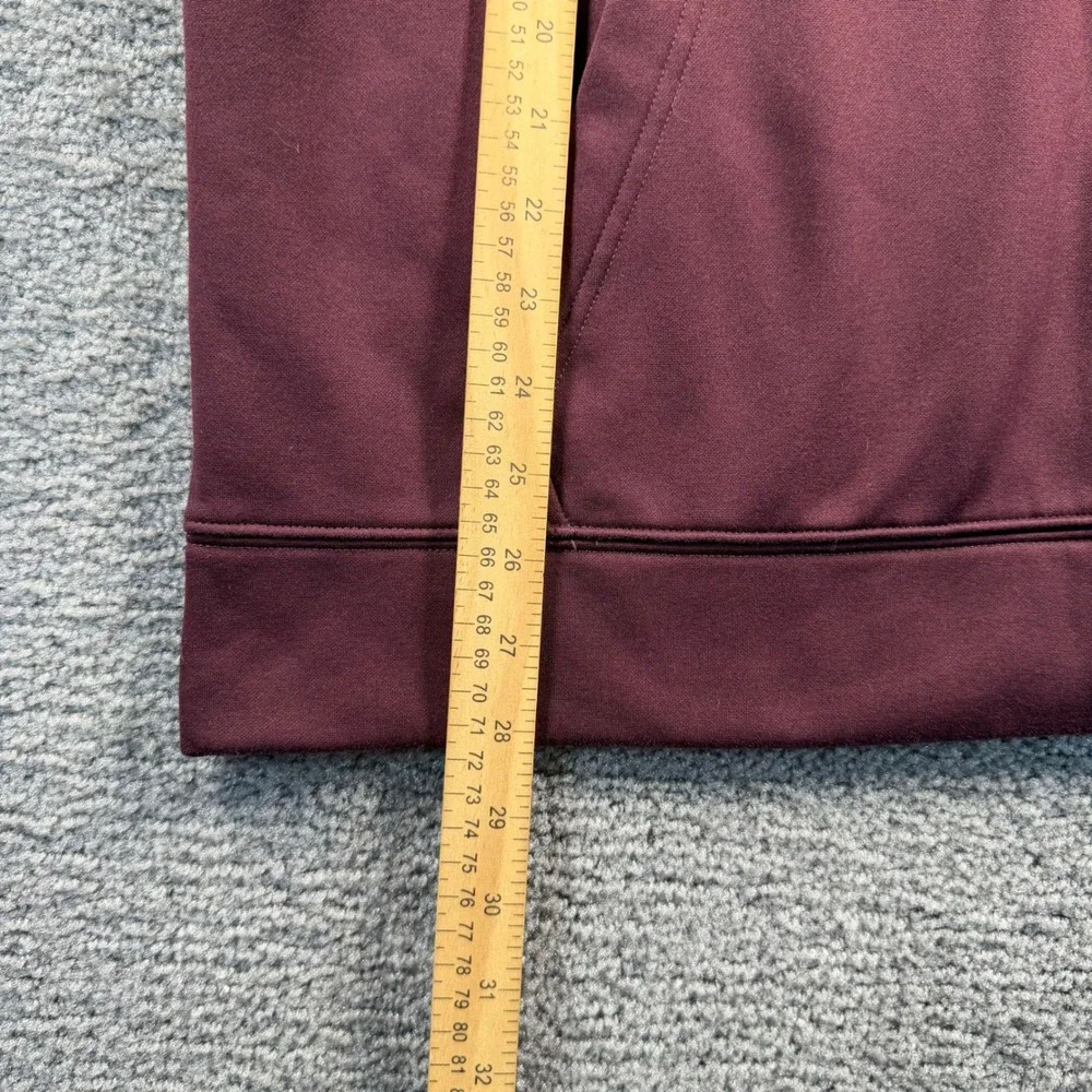 The North Face Mens Hoodie Maroon Burgundy Pullover Logo NF0A2TGG Medium